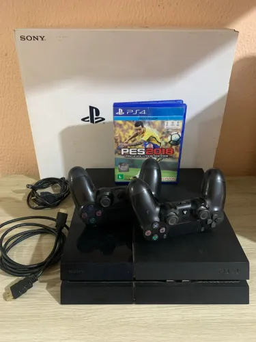 Ps4 500 Gb Completo 2 Controles 1 Jogo
