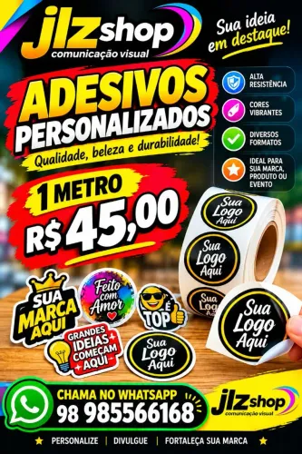 ADESIVO PERSONALIZADOS 1 METRO