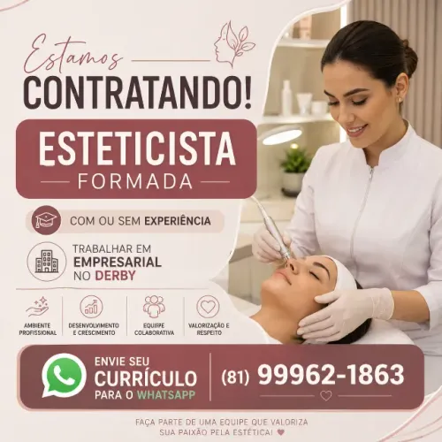 Vagas de Esteticista | Recife