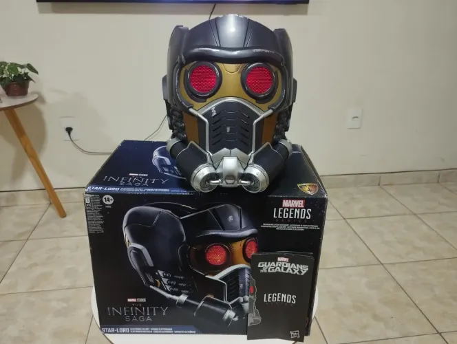 Capacete Eletrônico Star-Lord - Marvel Legends Infinity Saga - Original Hasbro com Caixa<br>