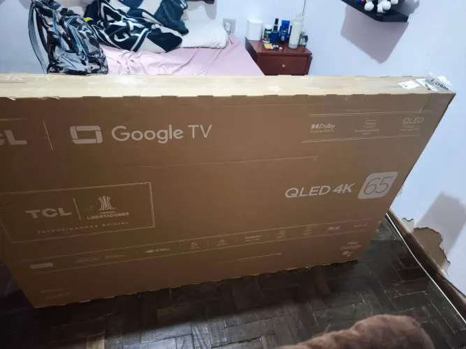 SMART TV TCL P8K 65? QLED 4K ? NOVA!<br>? TELÃO DE 6