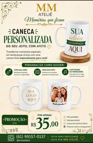 Caneca com foto
