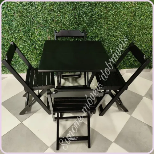 Conjunto de mesa para bar e restaurante