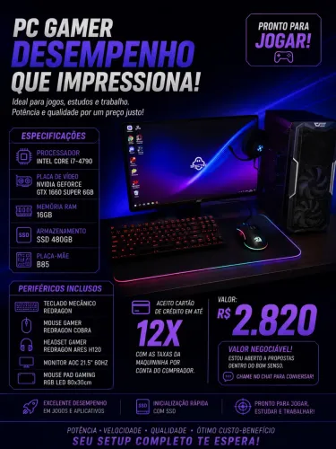 Pc gamer completo
