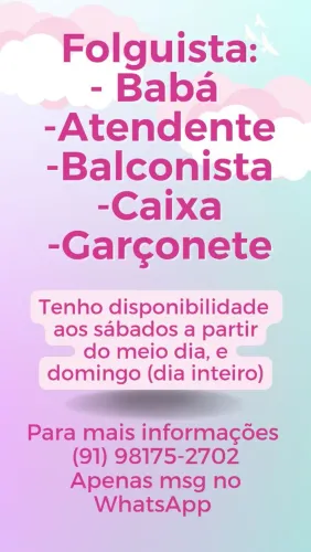 Sou Folguista e Freelancer