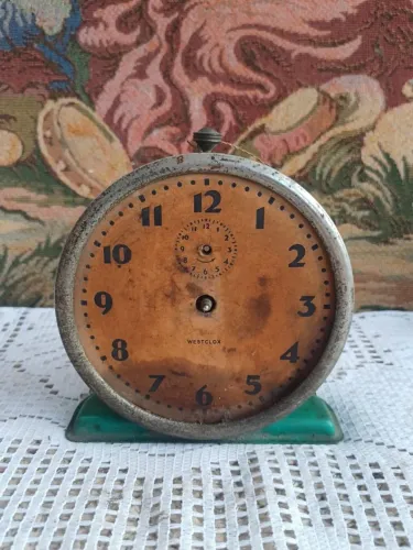 Relógio despertador antigo para restauro ou retirada de peças Westclox