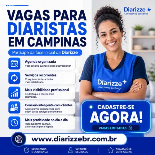 DIARISTAS:OPORTUNIDADE para aumentar sua renda e conseguir clientes recorrentes