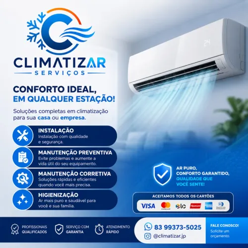 Serviços de ar condicionado em geral