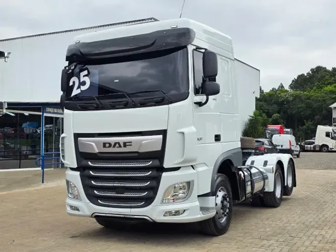 CAMINHÃO DAF XF 480 6X2 ANO 2025 EURO 6 - COM 94 MIL KM - TANQUES EM ALUMINIO POLIDO