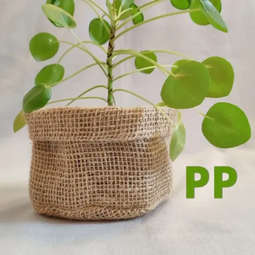 Cachepô em Juta | tamanho PP | Vaso Decoração Boho Rústico