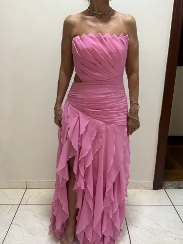 Vendo vestido rosa