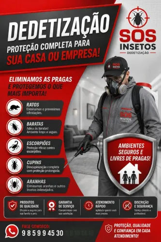 Dedetização e detetização em fortaleza