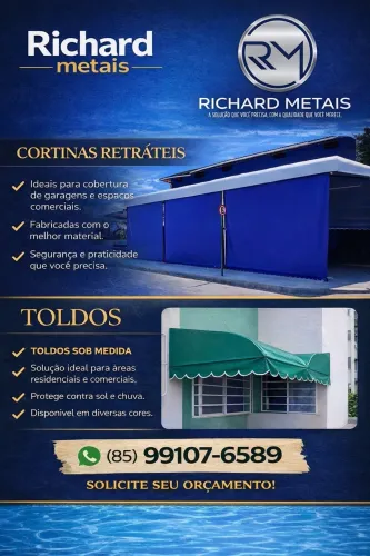 Fabricante de toldo e coberturas 