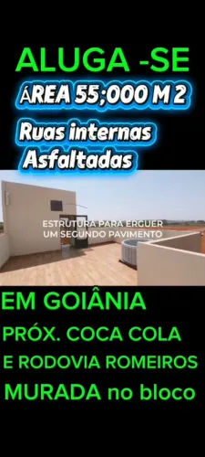 Alugo área 55.000 M2 em Goiânia, MURADA , próx. a coca cola e rodovia dos romeiros,.