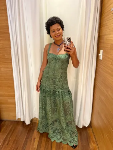 Farm vestido artesanal