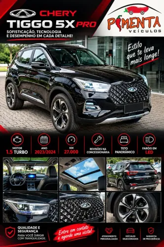 Chery Tiggo 5X Pro 1.5 Turbo Flex Aut. 2024