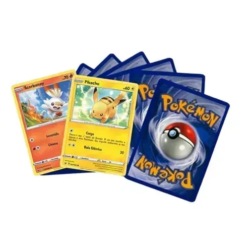Cartas Pokemon Originais Lote de 100 aleatorias.