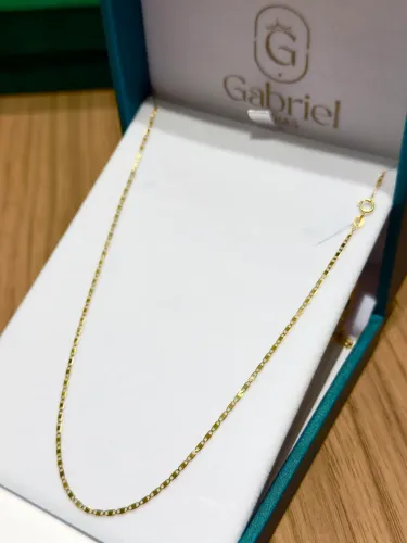 Cordão de ouro piastrine 2.6g 70cm ( LOJA FÍSICA )