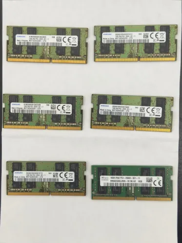 6 memórias DDR4 16gb NOVAS