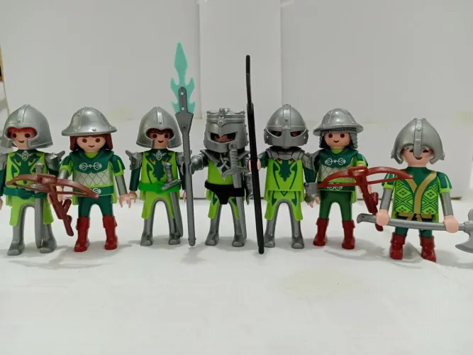Playmobil Tropa dos Cavaleiros do Dragão Verde