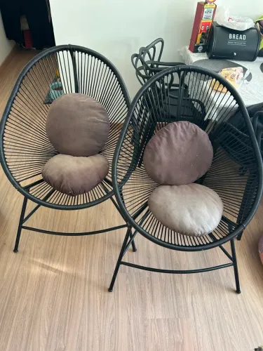 Conjunto de cadeiras Acapulco preta