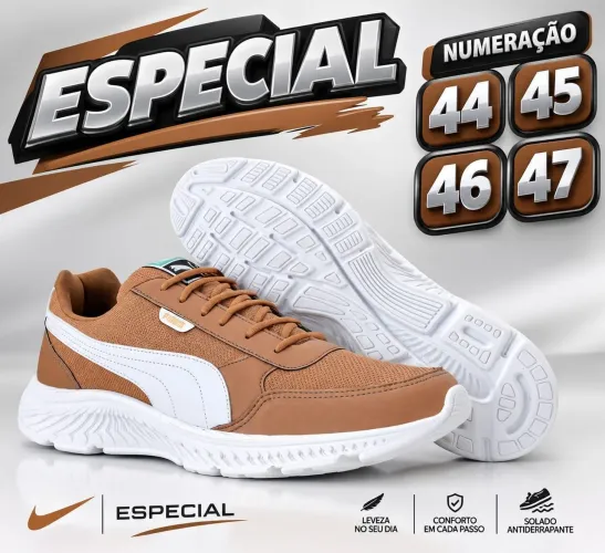 Puma tamanho especial 44 ao 47