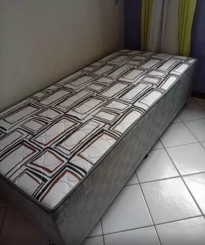 CAMA BOX DE SOLTEIRO - PEDIU, CHEGOU -  DISPONÍVEL