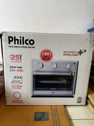 Forno Eletrico Philco PFE 25l Air Fry 1 resistencia queimada