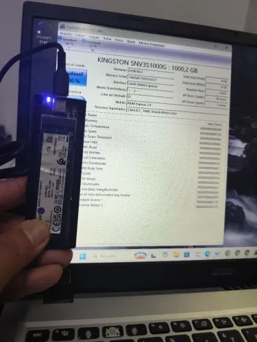 ssd 1tb 1000gb nv3 Kingston 2h de uso. item:0122026