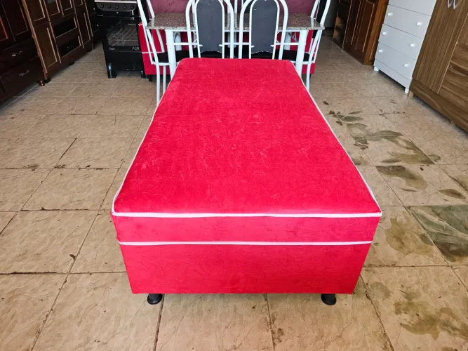 Cama unibox nova solteiro colchão pedra