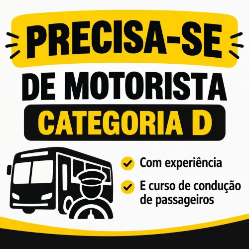 PRECISA-SE DE MOTORISTA *LEIA DESCRIÇÃO*