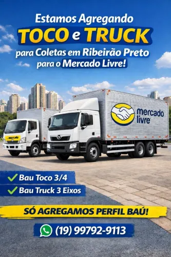 AGREGA-SE TOCO E TRUCK BAÚ