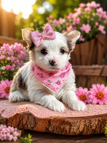 Lindíssima filhote de Yorkshire merle fêmea! Promoção