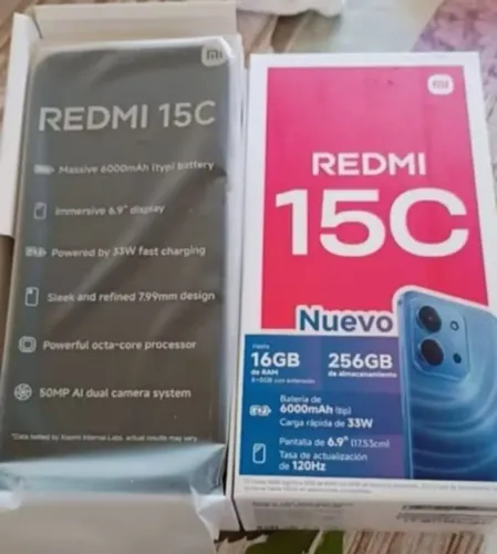 REDMI 15C novo na caixa 256 gb<br>[8/7 12:53] Irmã Guel: 256 gb