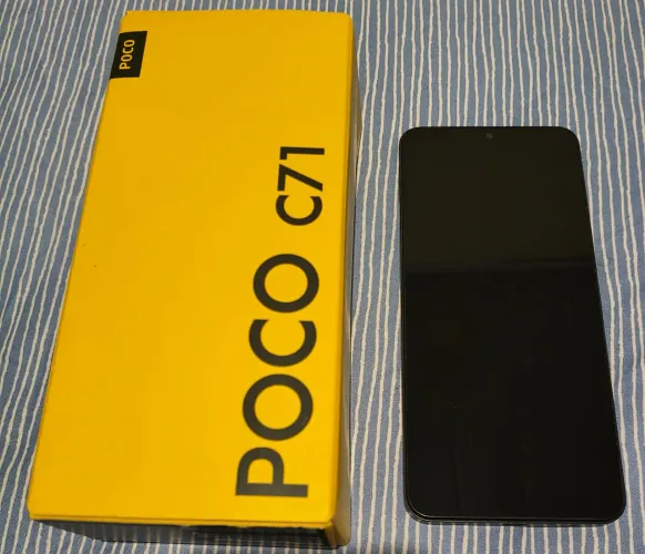 Poco C71 64GB/3GB, Dual Sim 4G, Tela 6.88", Câmera 32MP, Excelente Estado, Completo