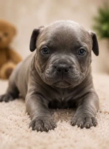 American Bully Blue pocket fêmea 40 dias