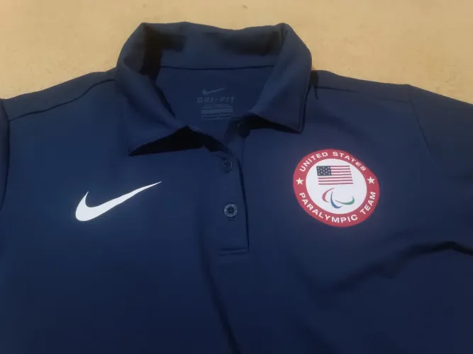Camisa comprada nos EUA, seleção paralimpica