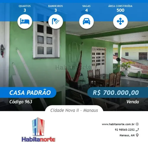 CIDADE NOVA II CASA COM 3 QTOS + 7 KITINETES