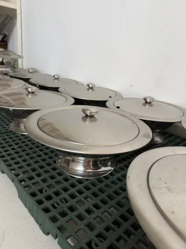 Soupeiros/Rechauds Inox para Restaurante - Novos Nunca Usados