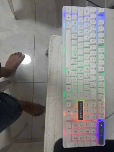 teclado gamer semi mecanico rgb