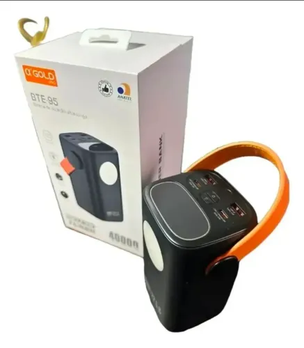 Bateria Power Bank 40.000MAH Turbo 22.5W com Lanterna.