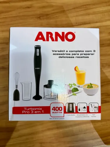 Mixer Arno Turbomix Pro 3-em-1 NOVO (220V)