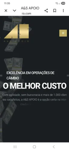 As Apoio comércio exterior 