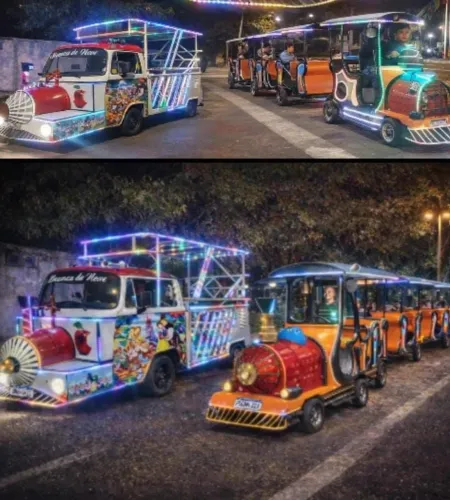Trenzinho e mini trem disponível para eventos 