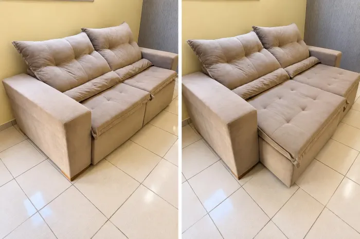Sofá reclinável