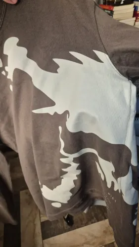 Camiseta Oakley x Piet Big Skull LS Brown (P) - Impecável