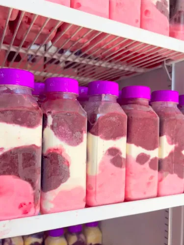 Açaí e Milk Shake