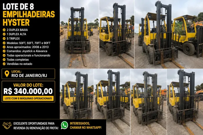 Empilhadeira Hyster Lote 