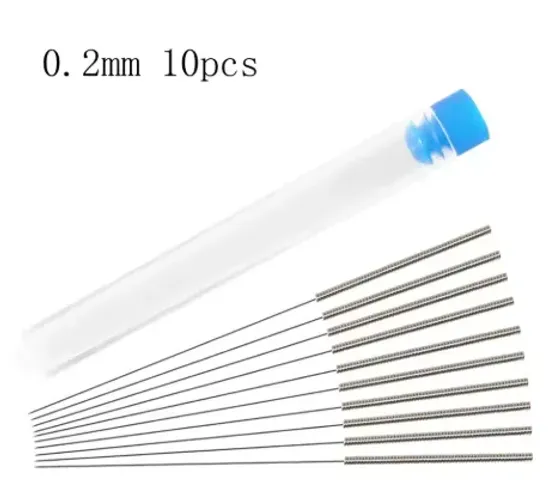 Agulha pra limpeza de bico 0.2mm impressora 3D Hotend