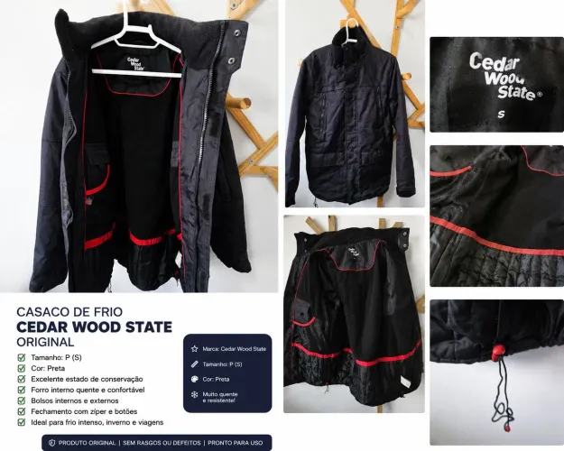 Casaco de Frio intese Cedar Wood State Original 